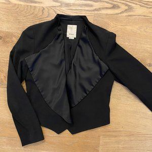 Elevenses Black Cropped Tuxedo Jacket